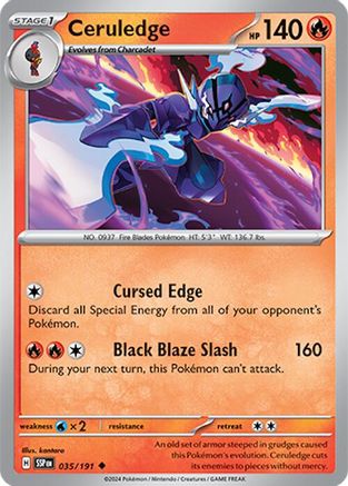 Ceruledge - 035/191 SV08 Surging Sparks - Uncommon