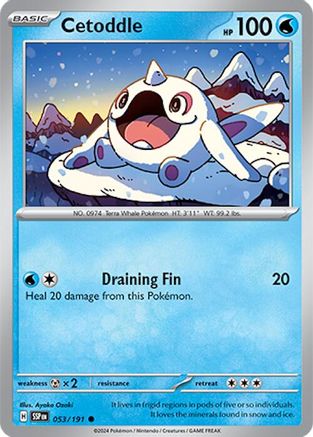 Cetoddle - 053/191 SV08 Surging Sparks - Common