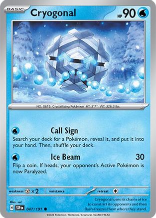 Cryogonal - 047/191 SV08 Surging Sparks - Common