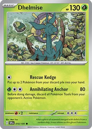Dhelmise - 010/191 SV08 Surging Sparks - Common