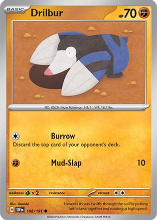Drilbur - 108/191 SV08 Surging Sparks - Common