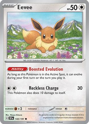 Eevee - 143/191 SV08 Surging Sparks - Common
