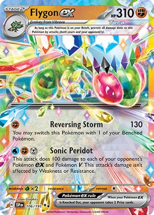 Flygon ex - 106/191 - Holofoil SV08 Surging Sparks - Double Rare