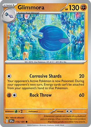 Glimmora - 115/191 SV08 Surging Sparks - Common