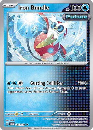 Iron Bundle - 055/191 - Reverse Holofoil SV08 Surging Sparks - Uncommon