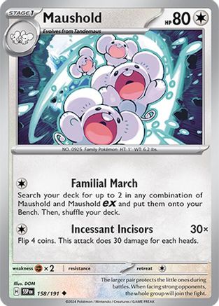 Maushold - 158/191 SV08 Surging Sparks - Uncommon