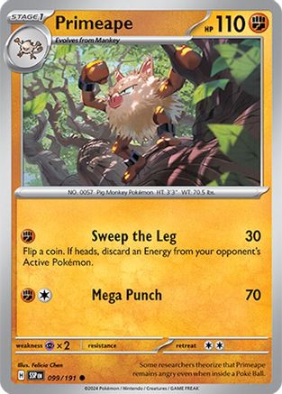 Primeape - 099/191 SV08 Surging Sparks - Common