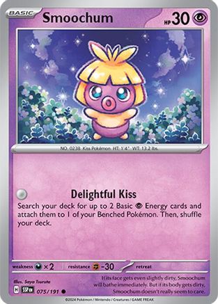 Smoochum - 075/191 SV08 Surging Sparks - Common