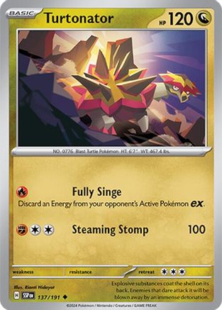 Turtonator - 137/191 SV08 Surging Sparks - Uncommon