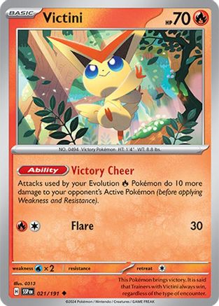 Victini - 021/191 SV08 Surging Sparks - Uncommon