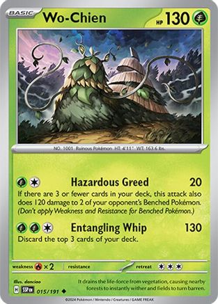 Wo-Chien - 015/191 SV08 Surging Sparks - Uncommon