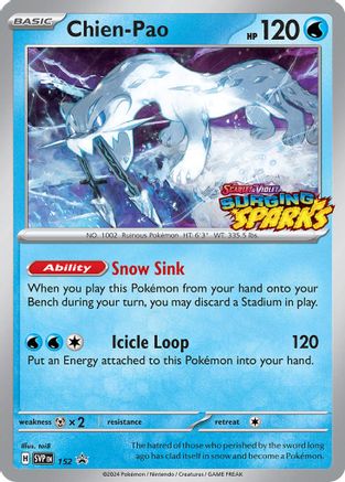 Chien-Pao - 152 - 152 - Holofoil SV Scarlet & Violet Promo Cards - Promo