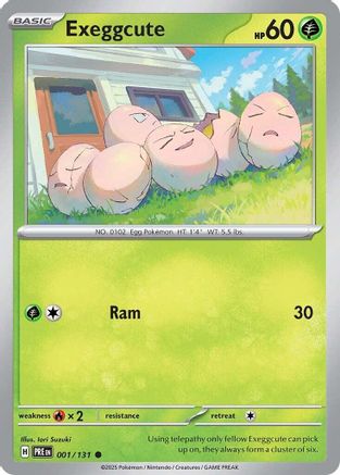 Exeggcute - 001/131 SV Prismatic Evolutions - Common