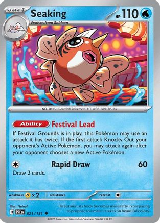 Seaking - 021/131 SV Prismatic Evolutions - Uncommon