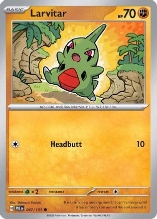 Larvitar - 047/131 SV Prismatic Evolutions - Common