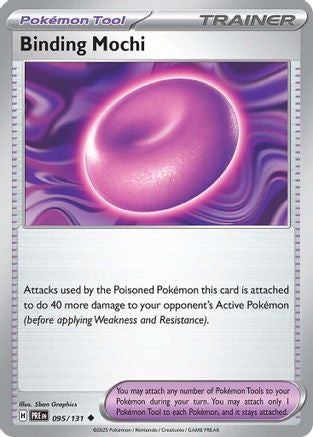 Binding Mochi - 095/131 - Reverse Holofoil SV Prismatic Evolutions - Uncommon