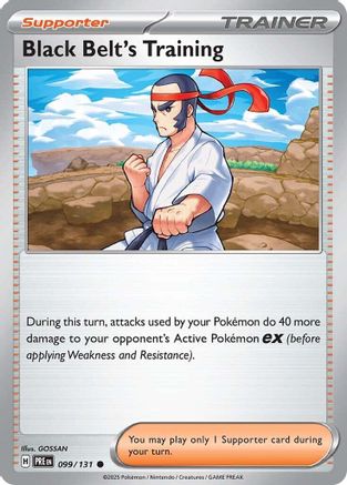 Black Belt's Training - 099/131 SV Prismatic Evolutions - Common