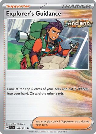 Explorer's Guidance - 107/131 SV Prismatic Evolutions - Uncommon