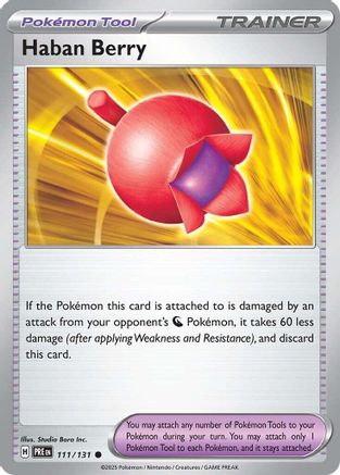 Haban Berry - 111/131 SV Prismatic Evolutions - Common