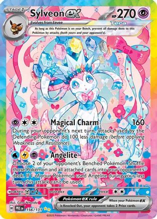 Sylveon ex - 156/131 - Holofoil SV Prismatic Evolutions - Special Illustration Rare