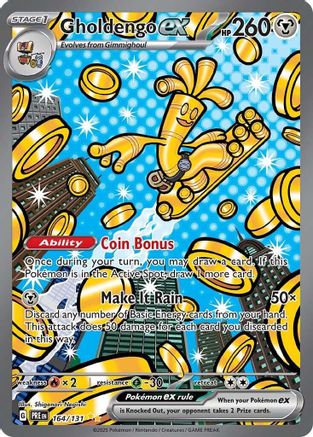 Gholdengo ex - 164/131 - Holofoil SV Prismatic Evolutions - Special Illustration Rare