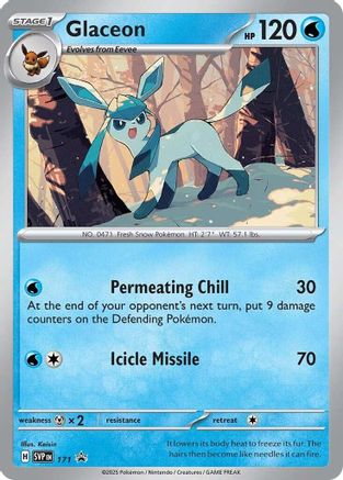 Glaceon - 171 (Cosmos Holo) - 171 - Holofoil SV Scarlet & Violet Promo Cards - Promo