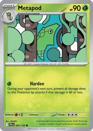 Metapod - 002/159 SV09 Journey Together - Common