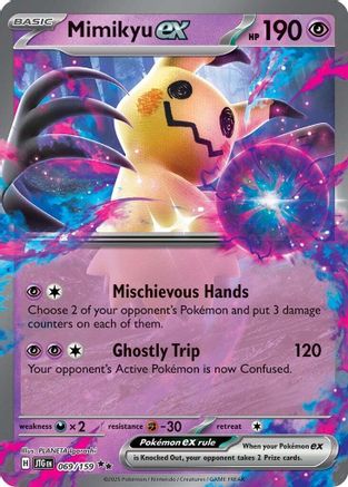 Mimikyu ex - 069/159 - Holofoil SV09 Journey Together - Double Rare