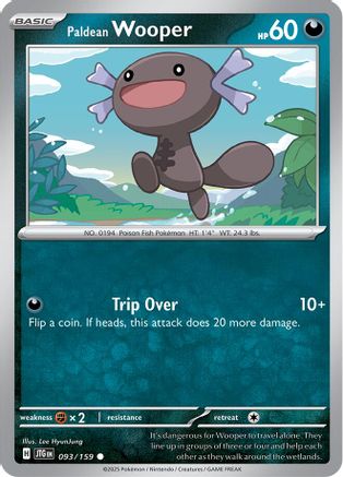 Paldean Wooper - 093/159 SV09 Journey Together - Common