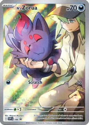 N's Zorua - 189 - 189 - Holofoil SV Scarlet & Violet Promo Cards - Promo