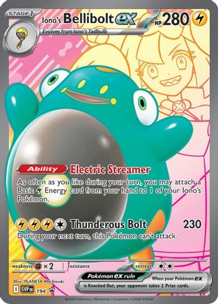 Iono's Bellibolt ex - 194 - 194 - Holofoil SV Scarlet & Violet Promo Cards - Promo