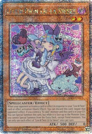 LiveTwin Lil-la Sweet (Quarter Century Secret Rare) (ALIN-EN028) - Alliance Insight 1st Edition
