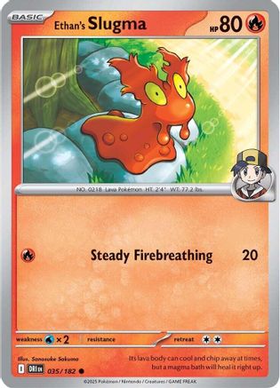 Ethan's Slugma - 035/182 SV10 Destined Rivals - Common