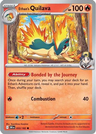 Ethan's Quilava - 033/182 SV10 Destined Rivals - Common