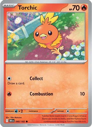 Torchic - 040/182 SV10 Destined Rivals - Common