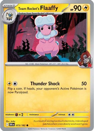 Team Rocket's Flaaffy - 073/182 SV10 Destined Rivals - Common