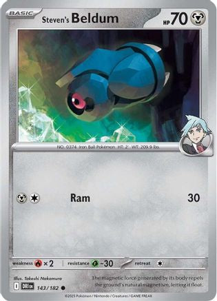 Steven's Beldum - 143/182 SV10 Destined Rivals - Common