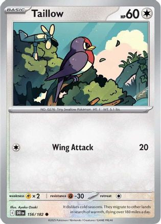 Taillow - 156/182 SV10 Destined Rivals - Common