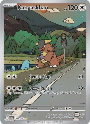 Kangaskhan - 204/182 - Holofoil SV10 Destined Rivals - Illustration Rare