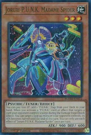 Joruri-P.U.N.K. Madame Spider (BLMM-EN072) - Battles of Legend: Monster Mayhem 1st Edition