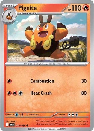Pignite - 012/086 SV White Flare - Common