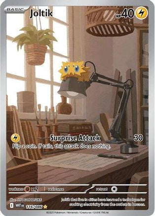 Joltik - 116/086 - Holofoil SV White Flare - Illustration Rare