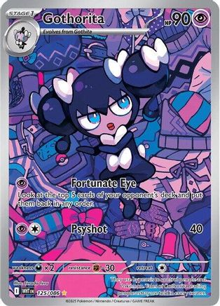 Gothorita - 125/086 - Holofoil SV White Flare - Illustration Rare