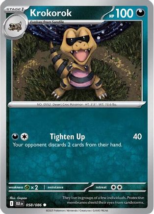Krokorok - 058/086 SV Black Bolt - Common