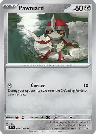 Pawniard - 064/086 - Reverse Holofoil SV Black Bolt - Common