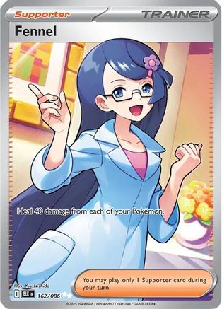 Fennel - 162/086 - Holofoil SV Black Bolt - Ultra Rare