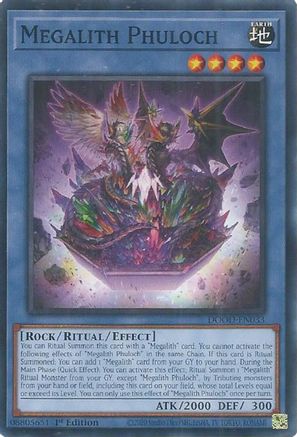 Megalith Phuloch (DOOD-EN033) - Doom of Dimensions 1st Edition