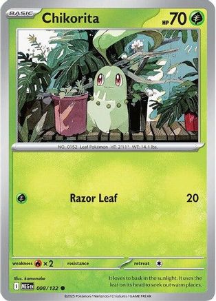 Chikorita - 008/132 ME01 Mega Evolution - Common