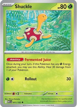 Shuckle - 011/132 ME01 Mega Evolution - Uncommon