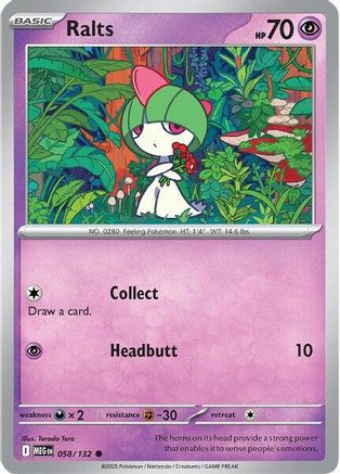 Ralts - 058/132 ME01 Mega Evolution - Common